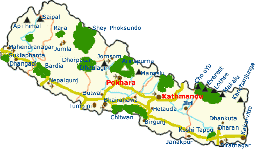 LAKES AND RIVERS IN NEPAL