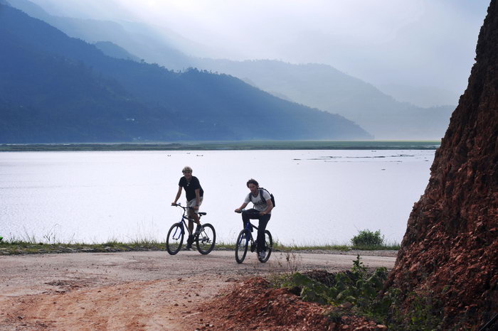 pokhara cycling tour is a well known cycling routes in nepal