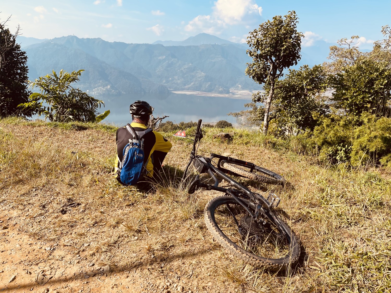 pokhara sarangkot is famous cycling routes in nepal