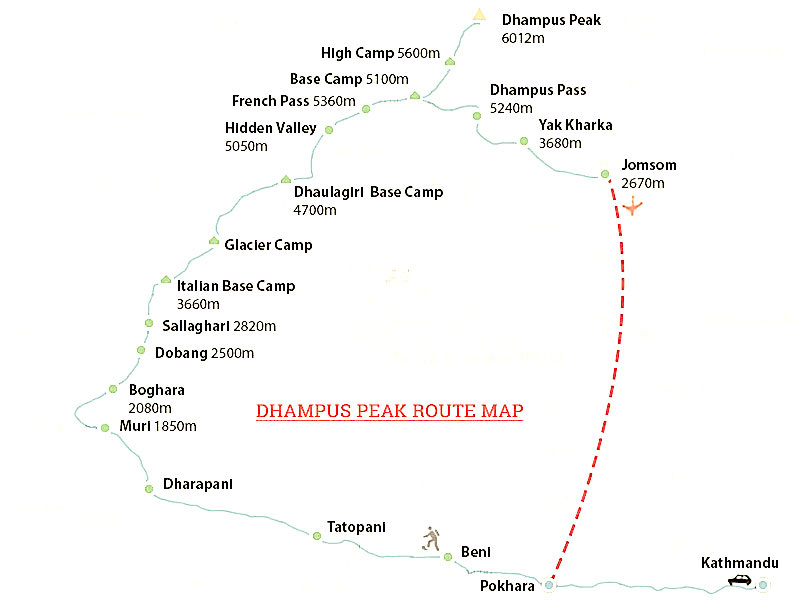 dhampus pass is an easier name for nepal high pass treks