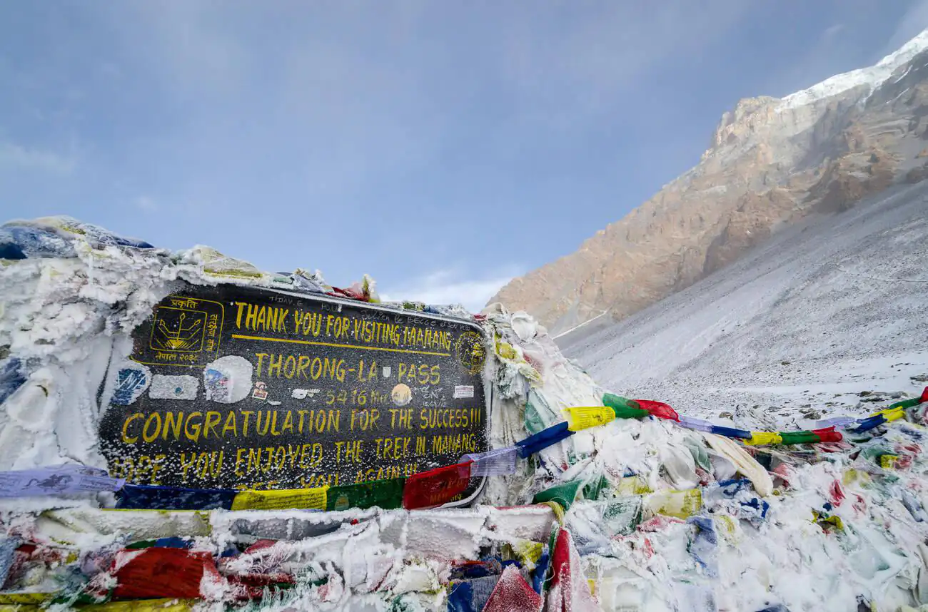 thorong la pass is one of the toughest nepal high pass treks
