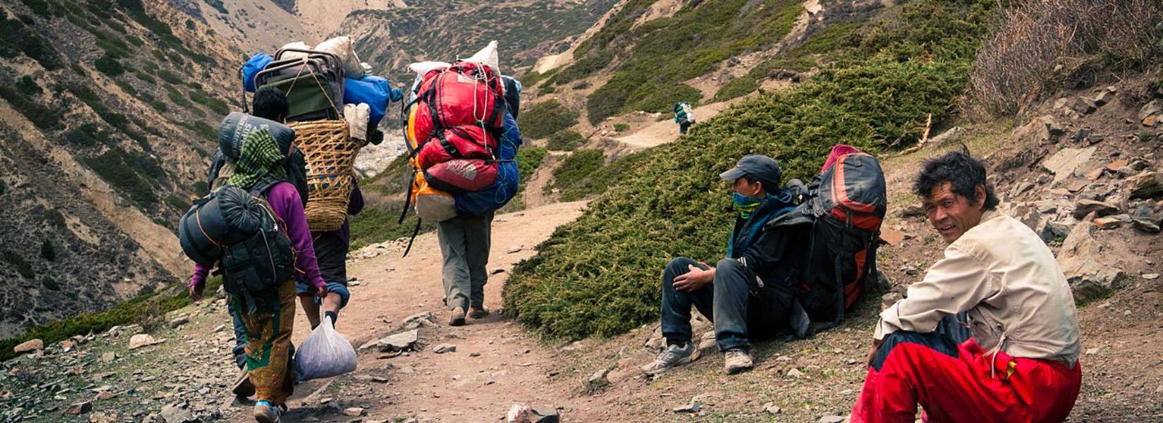 role of guides and porters in nepal trekking is immense