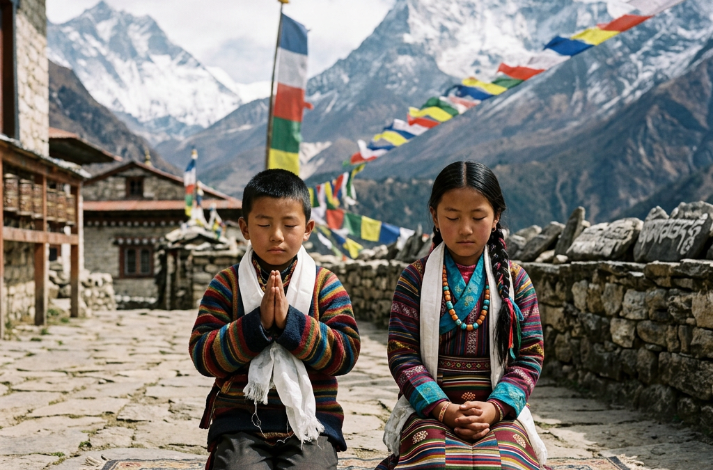 sherpa people are the native of the himalayas