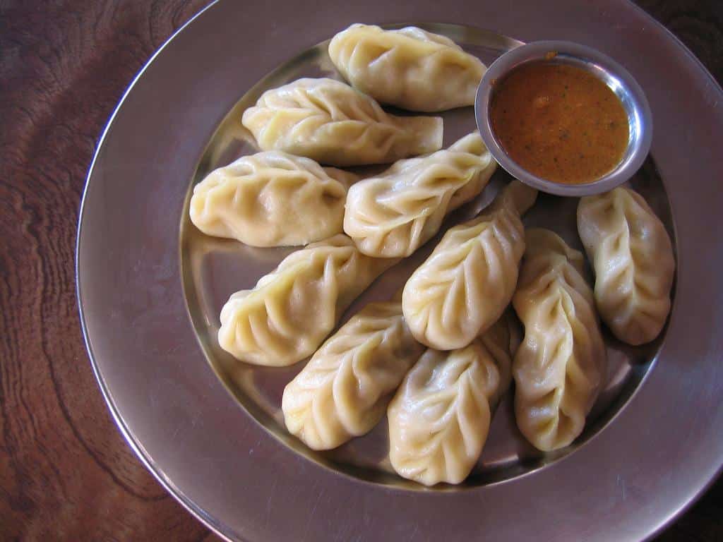 momo is a good option for vegetarian and vegan trekking in Nepal