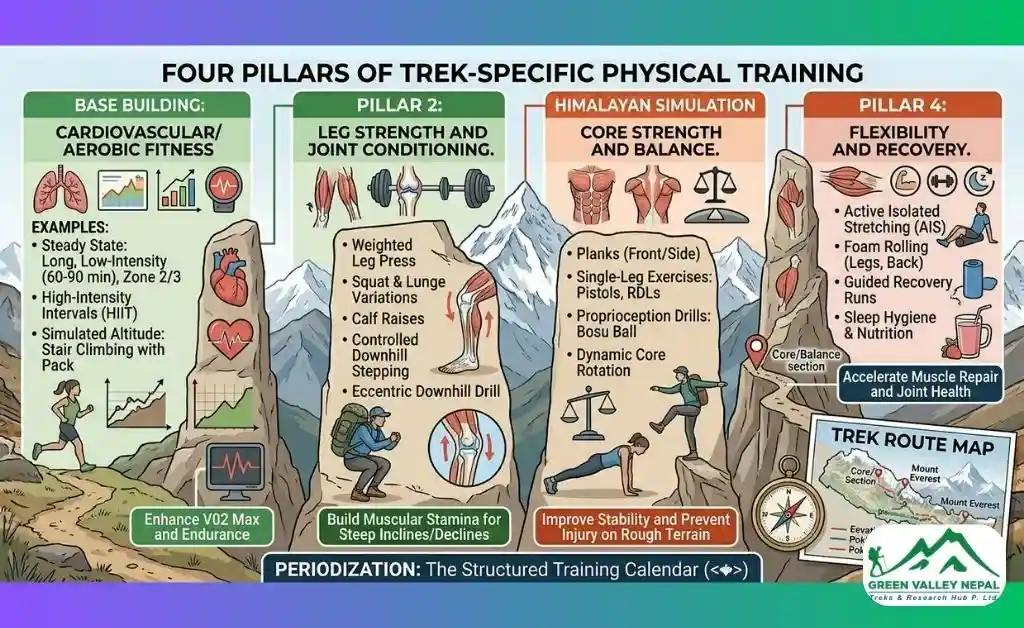 physical preparation is key even for slow trekking in Nepal